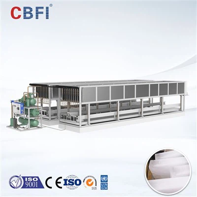 30 de tone de răcire rapidă de dimensiuni personalizate Ice Block Making Machine de vânzare pentru băuturi